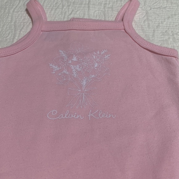 3-6 (6/$20) Calvin Klein Onesie/Sunsuit - Picture 6 of 12